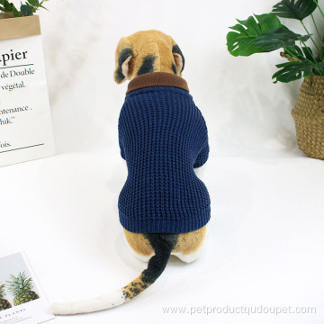 Suéter de moda de primavera Suéter fino de algodón para mascotas inclinado